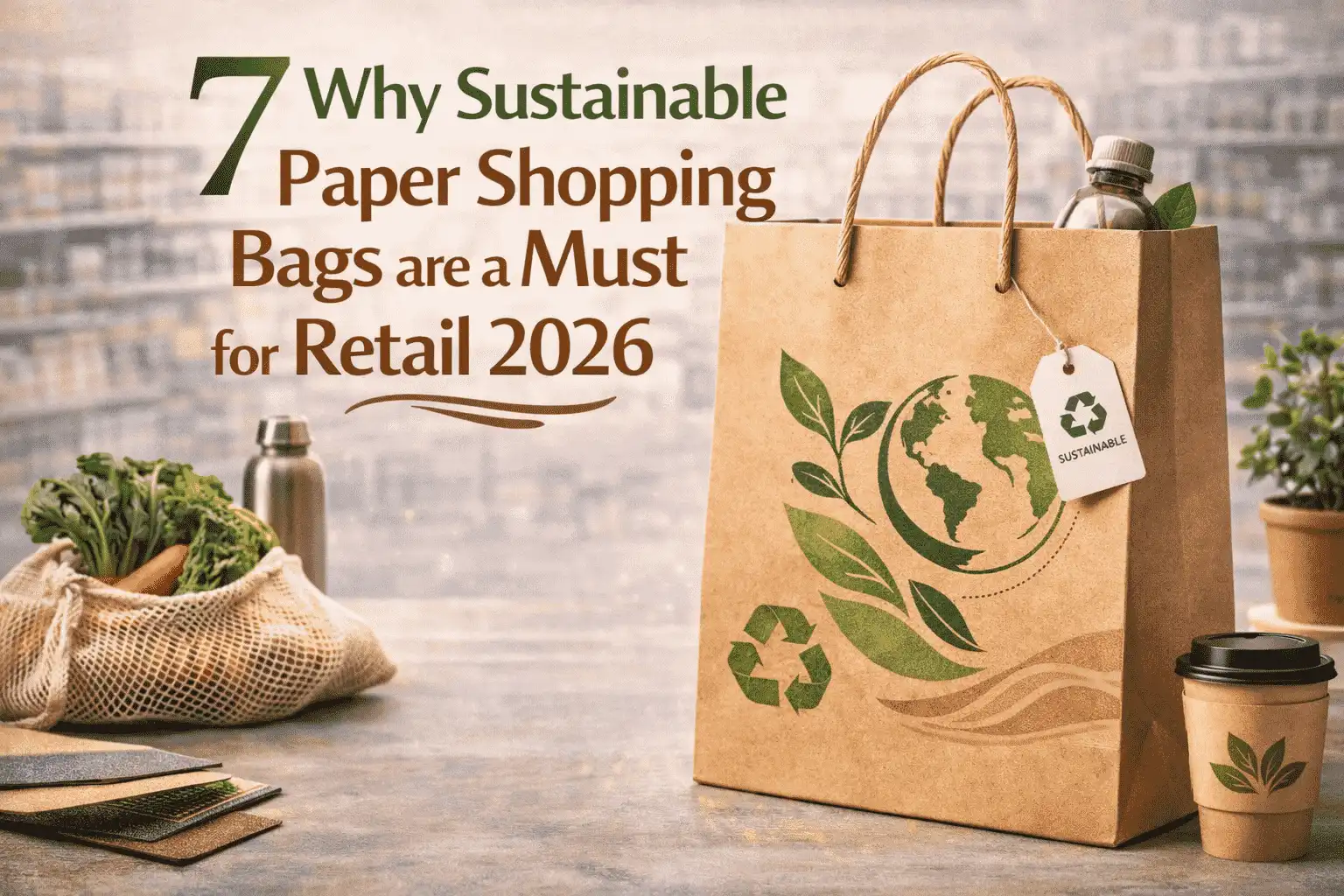 Why Sustainable Paper Shopping Bags are a Must for Retail 2026
